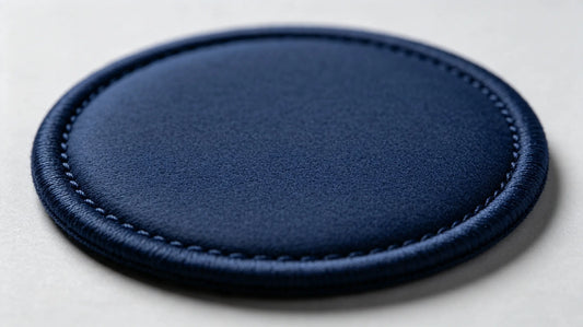 Uniform solid color filling effect on premium pure 3D embroidered patches