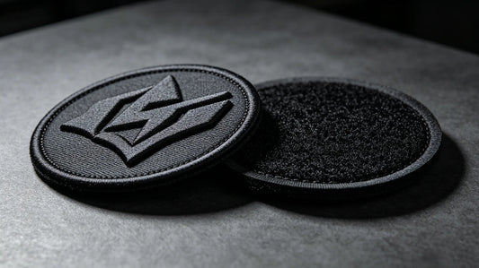 Full industrial grade velcro hook and loop backing for pure 3D patches