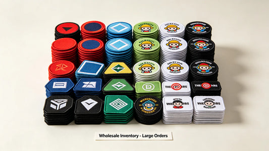Large quantity of assorted patches for wholesale stock and bulk supply