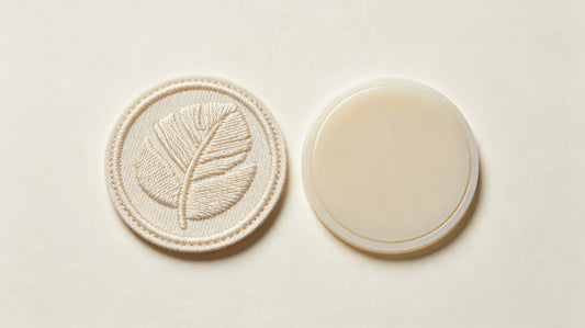 Direct visual comparison of embroidered patch and PVC rubber patch