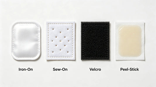Full comparison of four mainstream custom patch backing types