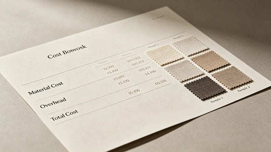 Itemized patch cost breakdown table displayed on office desktop