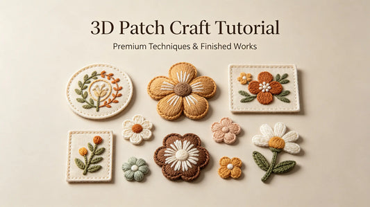 Complete beginner guide overview for custom 3D puff embroidered patches
