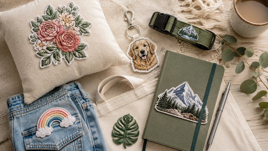Unconventional uses of custom embroidered patches on different items