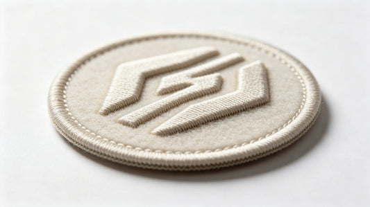 Premium velcro hook and loop backing on custom 3D puff patches