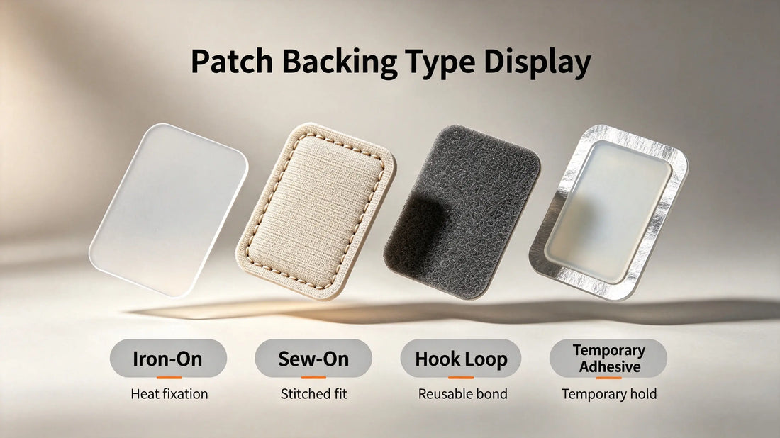 Four main backing styles for 3D puff embroidered patches