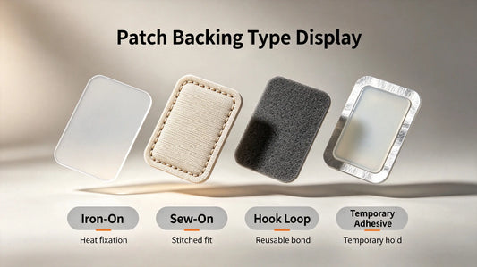 Four main backing styles for 3D puff embroidered patches