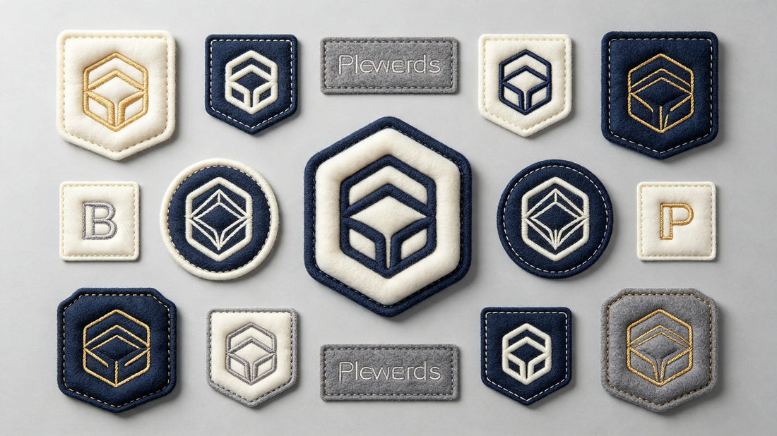Side-by-side comparison of poorly designed vs professionally optimized 3D foam embroidered patches