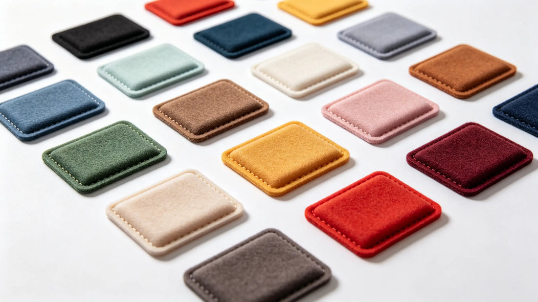 Collection of classic and trendy color combinations for custom 3D puff patches