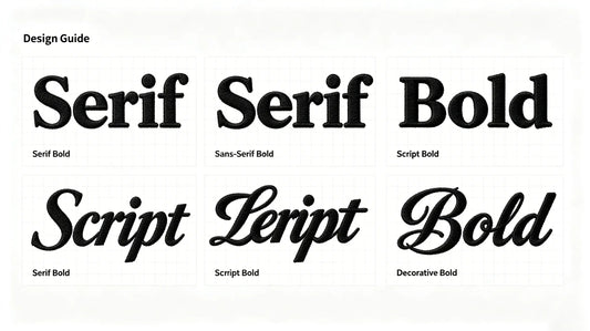 Best embroidery-friendly fonts collection for custom 3D puff patches