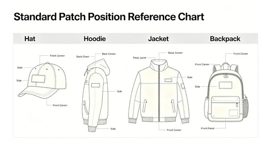 Best positioning and placement guide for custom 3D puff patches on all apparel