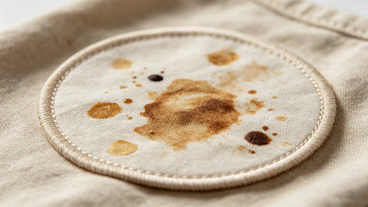 Common daily stains including oil, dust and beverage marks on 3D puff patches