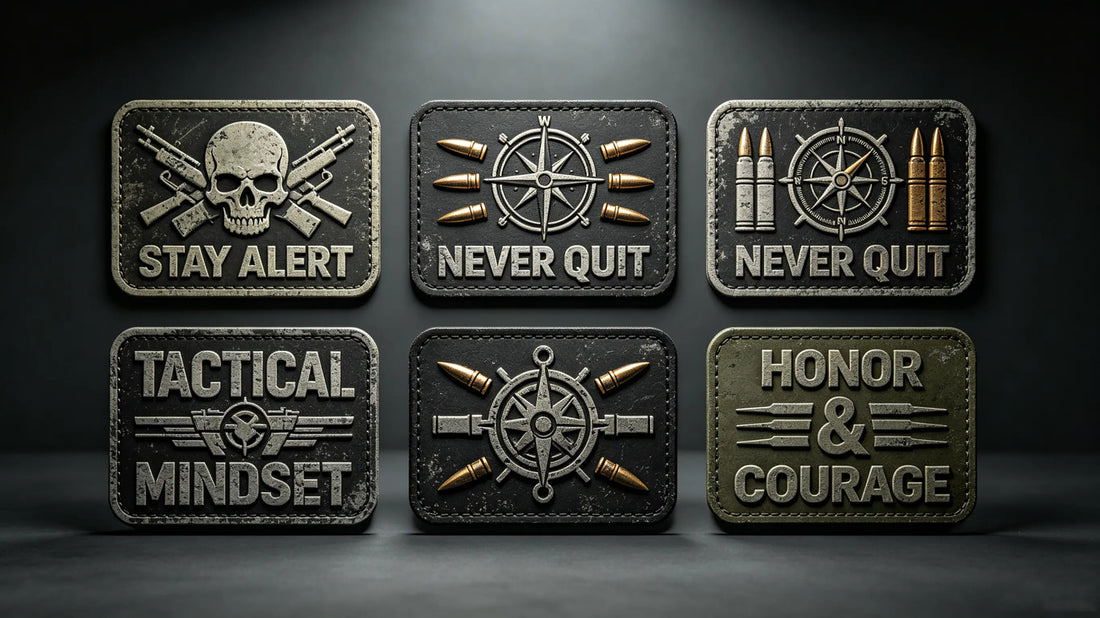 Diverse styles of tactical morale 3D puff patches collection