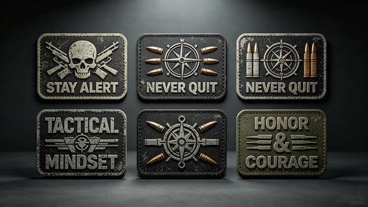 Diverse styles of tactical morale 3D puff patches collection