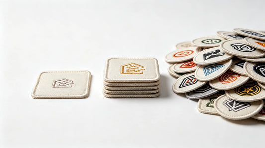 Various custom patch order sizes from single piece to bulk wholesale
