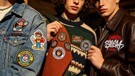 Custom Patch Styling, Embroidered Patches Outfit Guide, Casual Patch Looks, Vintage Patch Styling, Edgy Patch Outfits