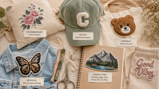 Use case comparison of different custom embroidered patch crafts
