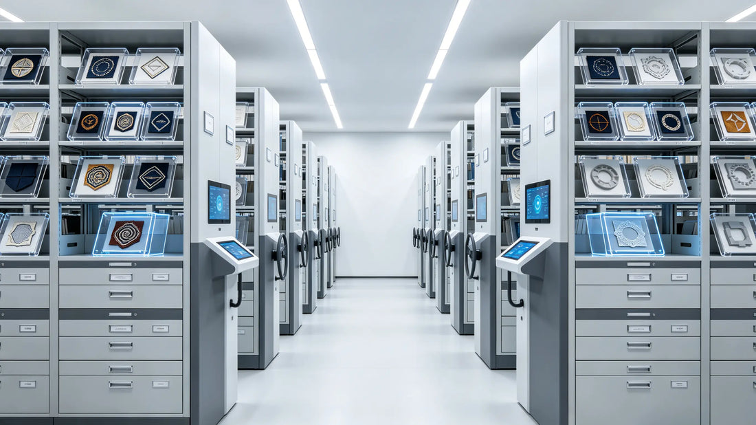 Factory cloud archived patch digitized files and mold data for reorder usage