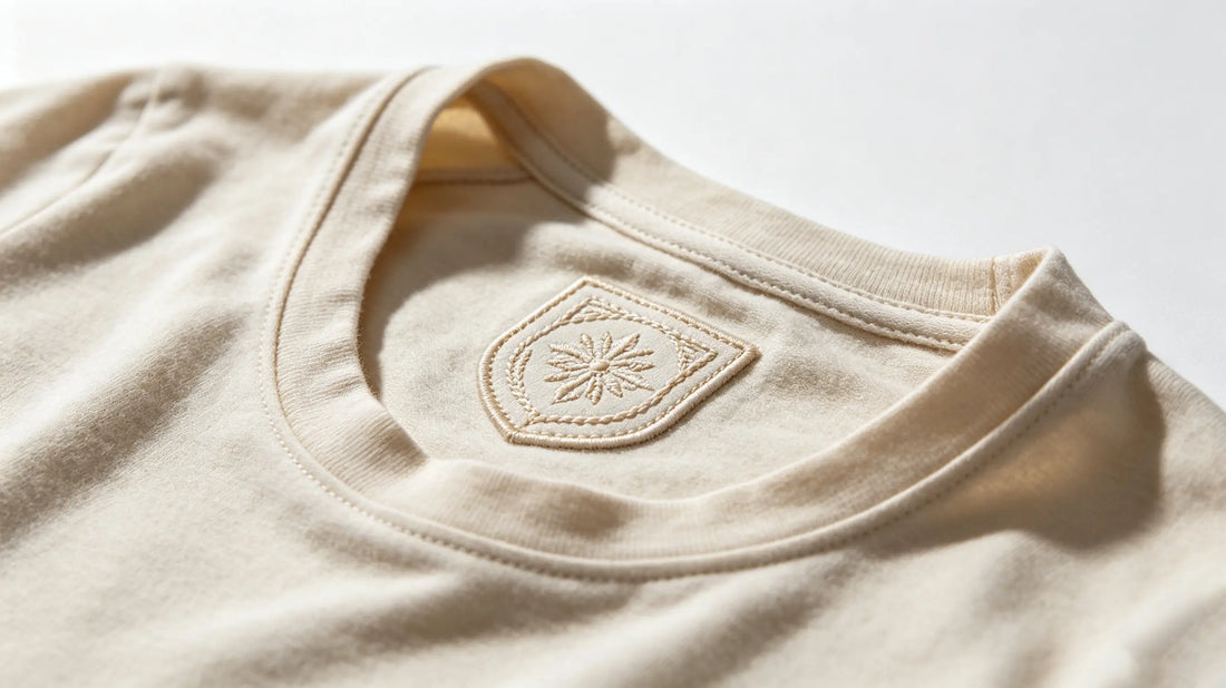 Clothing with custom patch turned inside out before putting into washing machine