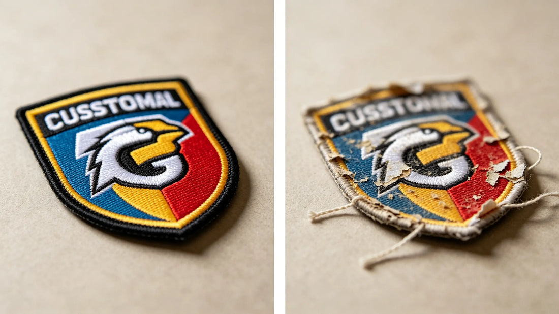 Visual comparison of high-quality patches and common mistake defective patches