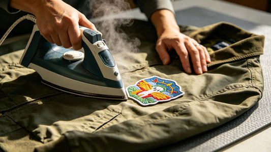 Step-by-step diy iron on patch application for custom embroidered patches