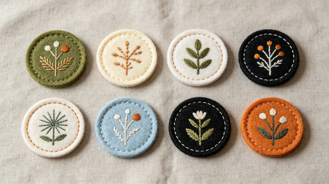 Small quantity of unique custom patches created under no‑minimum‑order policy
