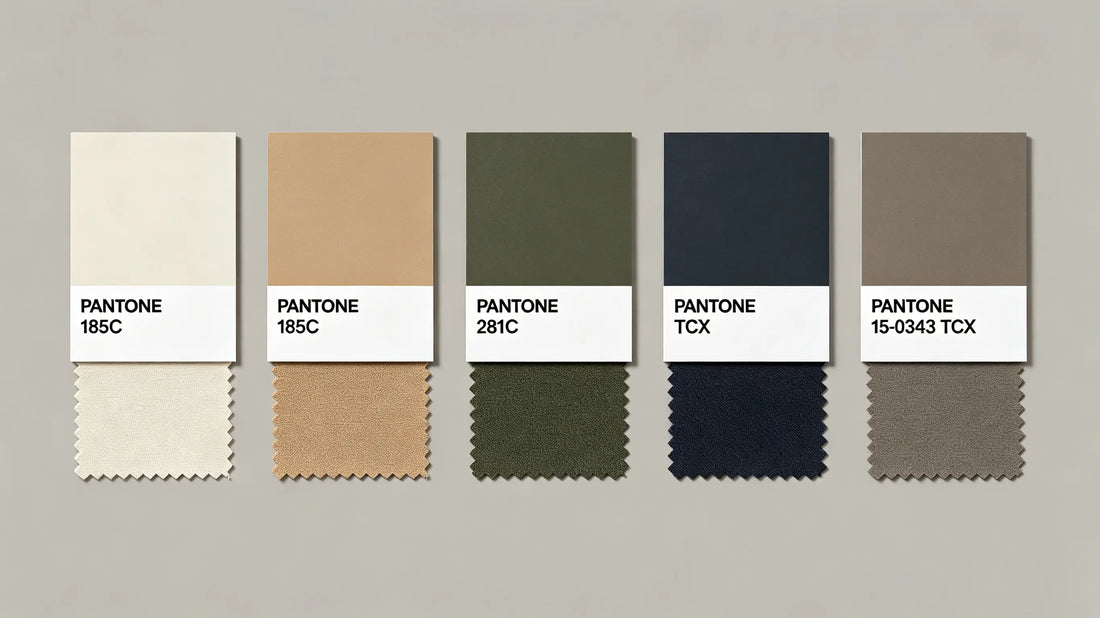 Pantone color card matching with custom embroidered patches