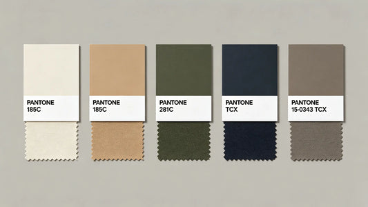 Pantone color card matching with custom embroidered patches