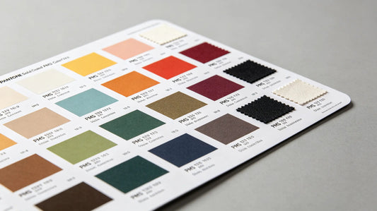 Pantone PMS color chart used for accurate custom patch color matching production standard