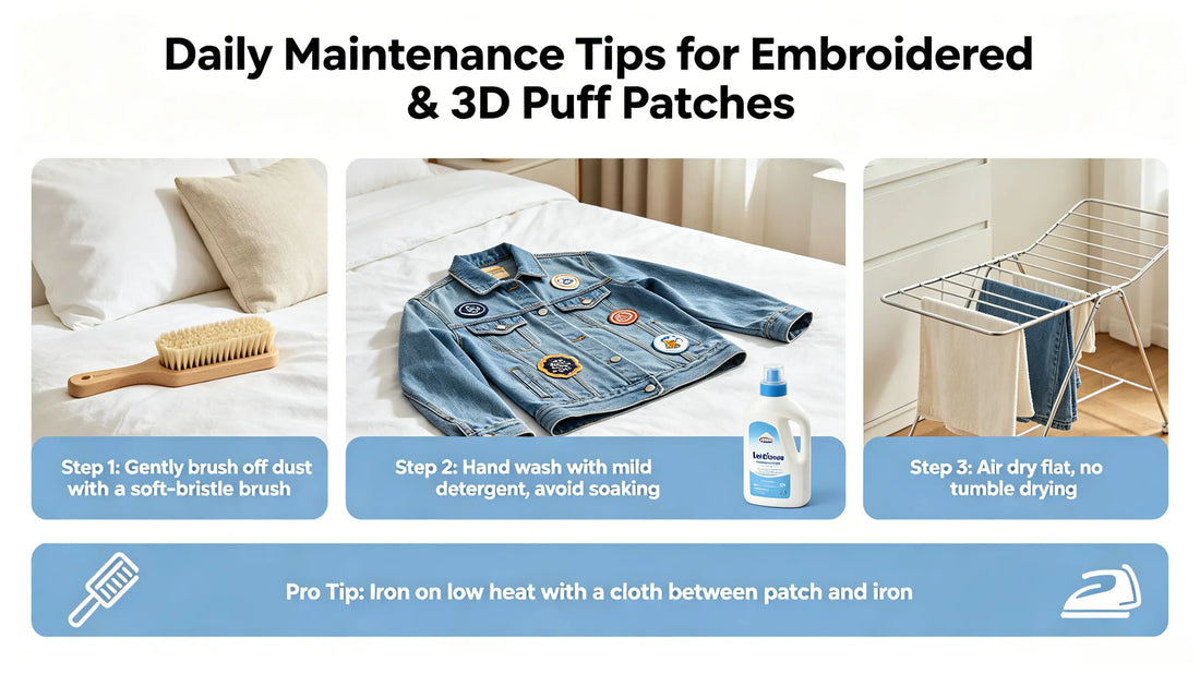 Basic daily care rules for custom embroidered patches