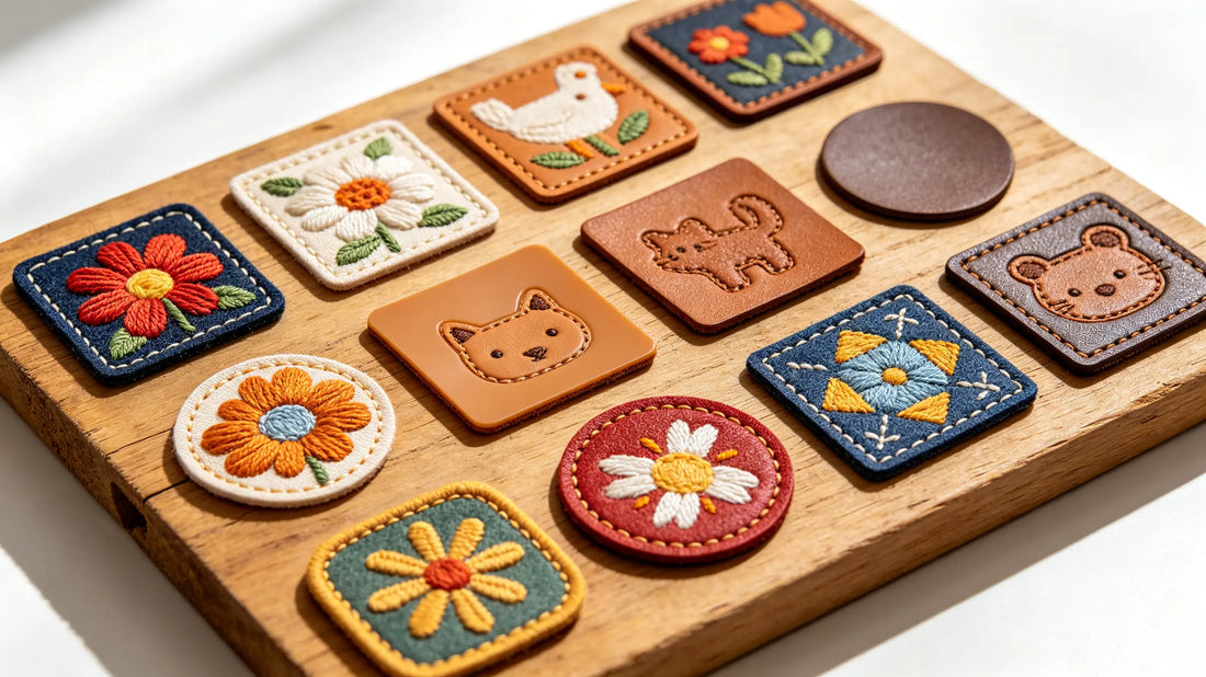 Various custom patches prepared for DIY decoration projects