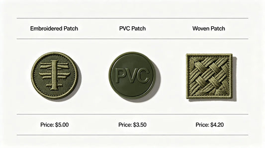 Price tier comparison of small, medium, large patches with different crafts