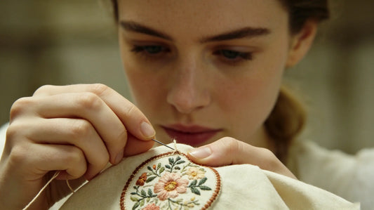 Repairing loose stitching on custom embroidered patch