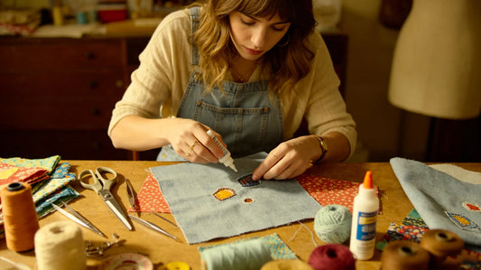 Repairing small hole in custom embroidered patch