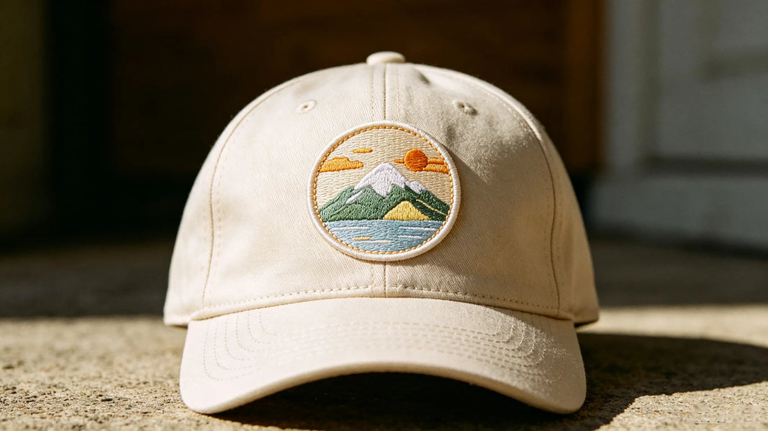 Perfect standard size custom patch for baseball caps