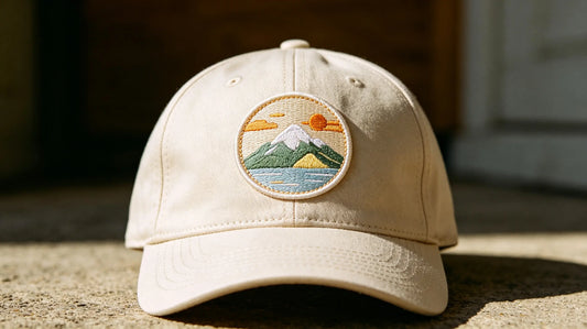 Perfect standard size custom patch for baseball caps